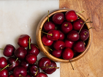 fresh cherries